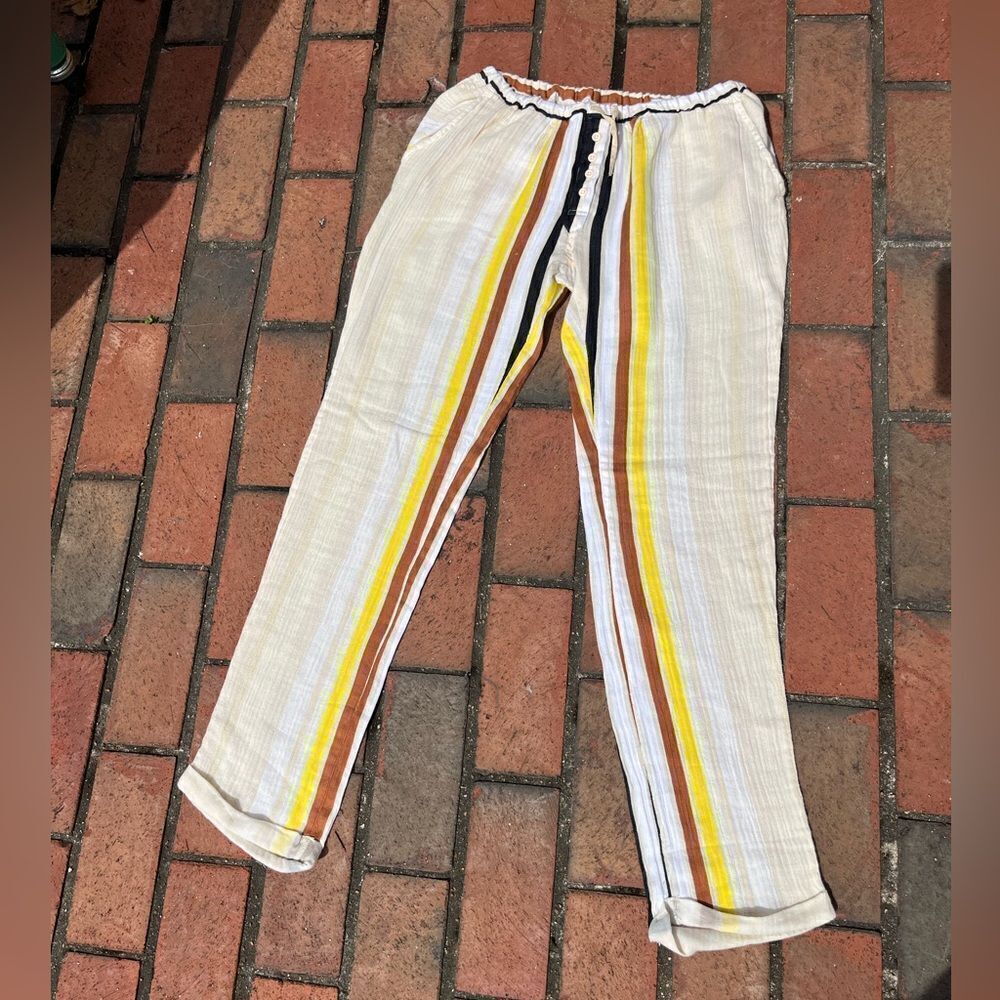 Ace & Jig Antique Gauze Striped Pants - Picture 12 of 12